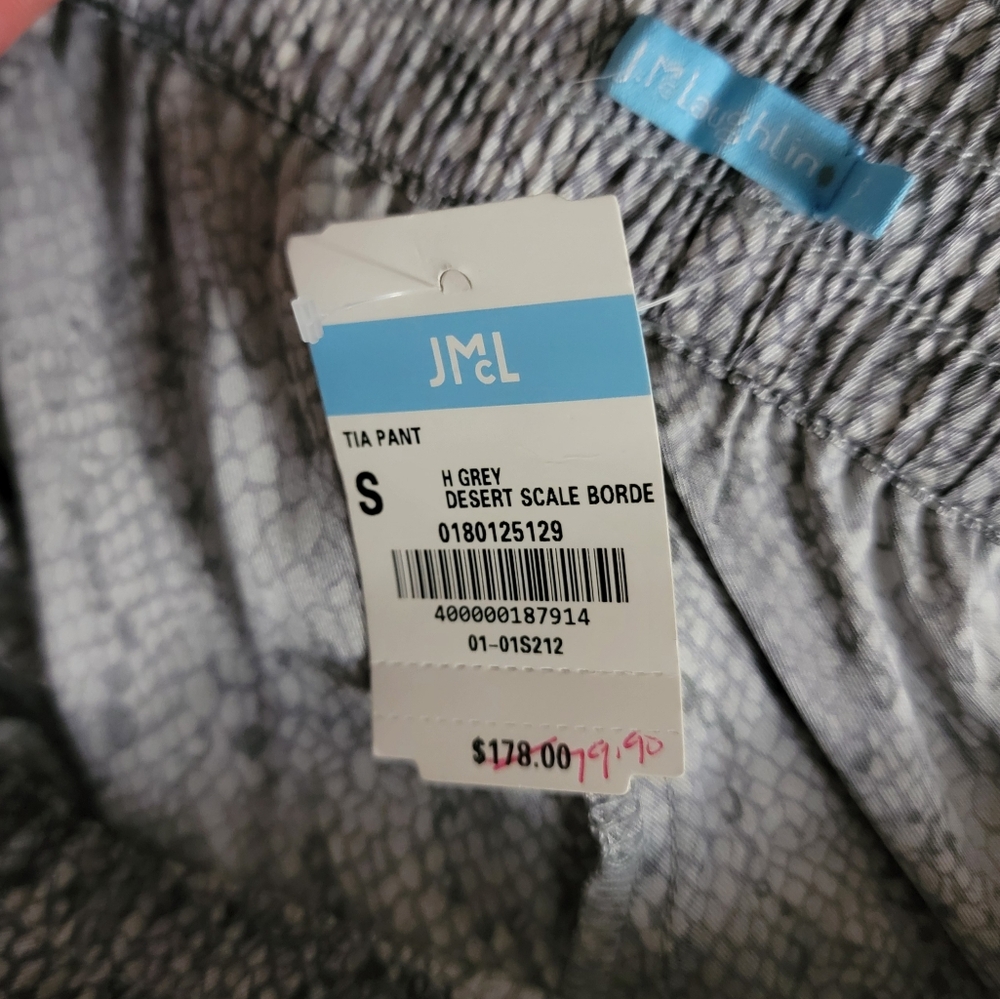 J. McLaughlin Tia Pant Desert Scale Python Print Women’s Small NWT - Picture 6 of 9